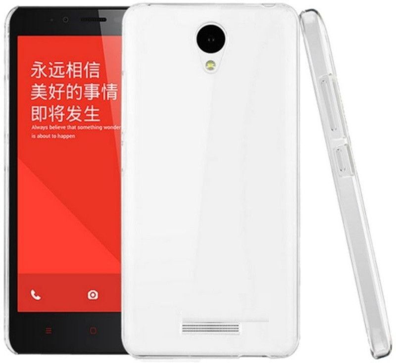 CASE CREATION Back Cover for Mi Redmi Note 4G Crystal Clear Fully Totu Transparent Slim  (Transparent, Silicon, Pack of: 1)