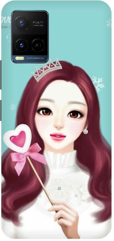 Vinsmoke Back Cover for Vivo Y21T Barbie, Cartoon, Doll, Love, Lovely Girl  (Multicolor, Shock Proof, Pack of: 1)