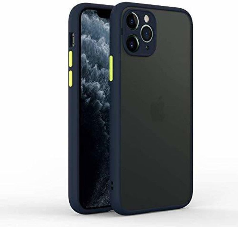 The Coversutra Back Cover for IPhone 11 pro max  (Blue, Camera Bump Protector)