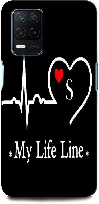 ORBIQE Back Cover for Realme 9 5G S, S LETTER, S ALPHABET, MY LIFE LINE S  (Multicolor, Hard Case, Pack of: 1)