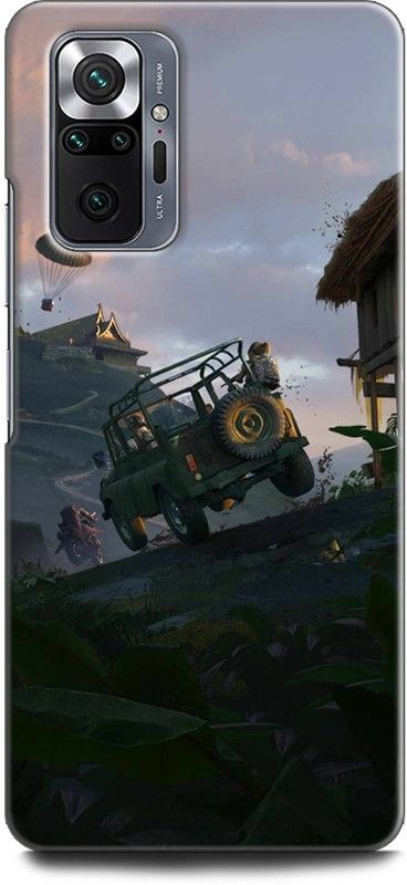 KEYCENT Back Cover for REDMI Note 10 Pro PUBG, GAME, BATTLEGROUNDS  (Multicolor, Pack of: 1)