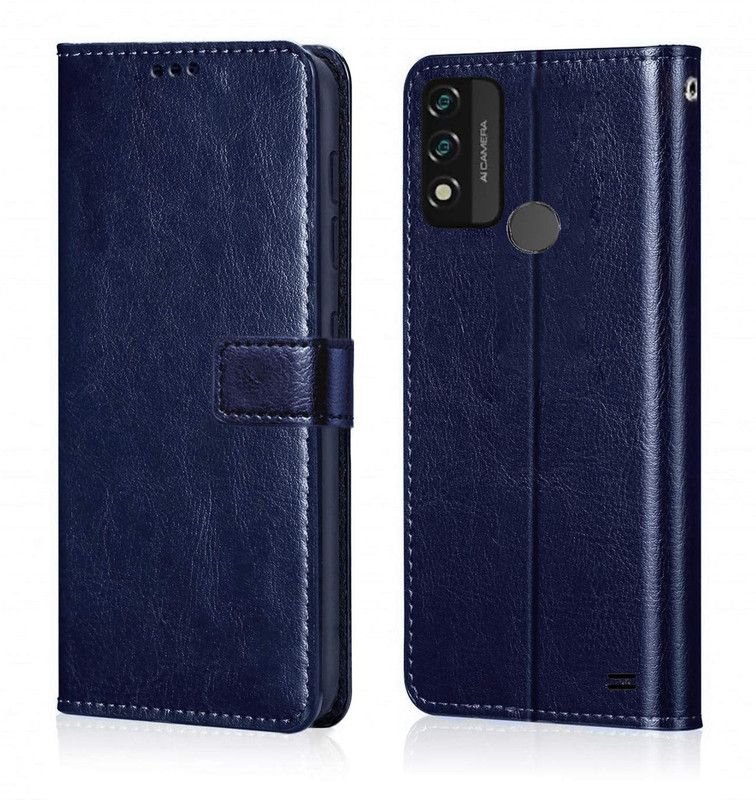 Micvir Flip Cover for Micromax In 2b  (Blue, Dual Protection, Pack of: 1)