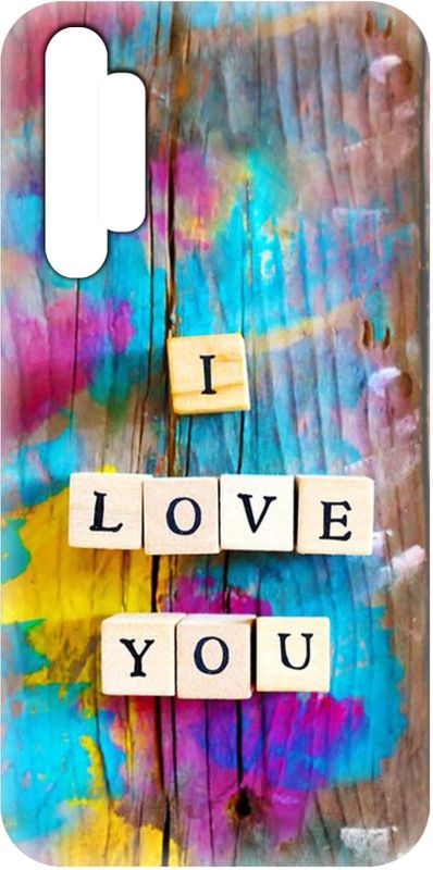 Smutty Back Cover for Realme XT, RMX1921 - I Love You Print  (Multicolor, Hard Case, Pack of: 1)