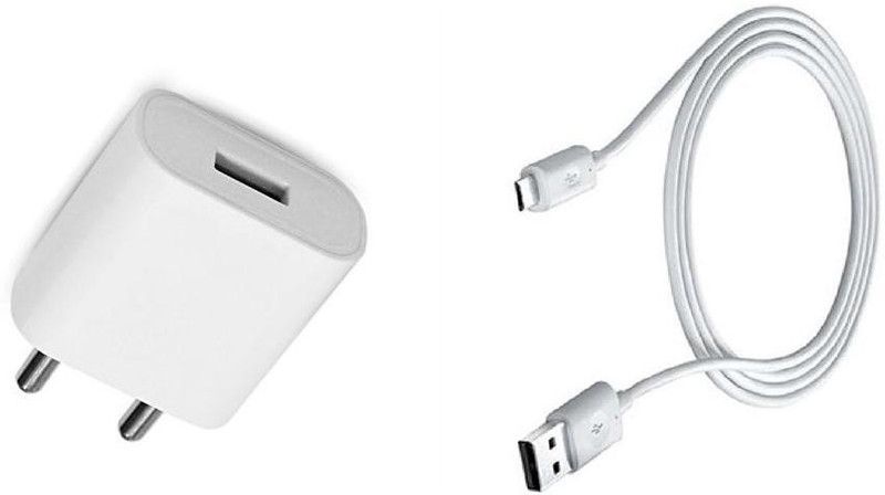 R4S4VK NA 2.1 A Mobile White Wall Chareger – 249 Charger with Detachable Cable  (White)