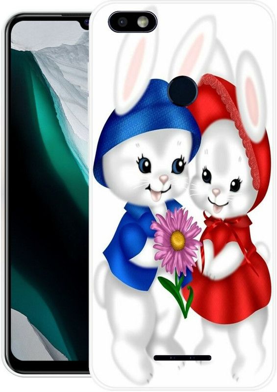 PALWALE BALAJI Back Cover for Lava Z91  (Multicolor, Grip Case, Silicon)