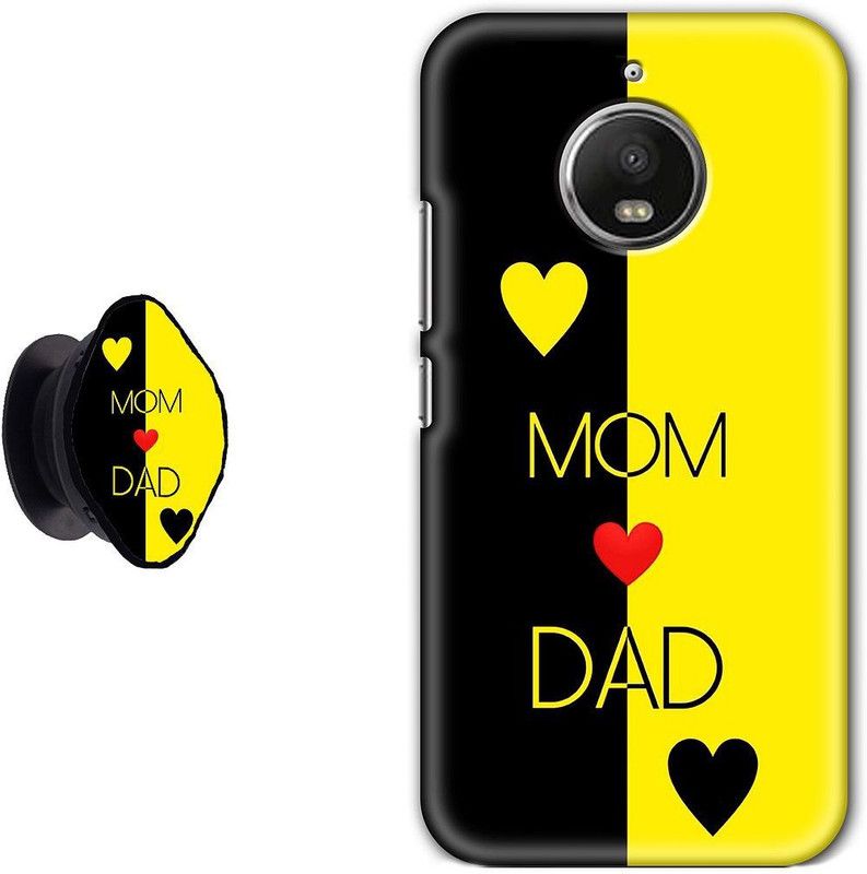 SPBR Back Cover for Motorola Moto E4 Plus  (Black, Yellow)