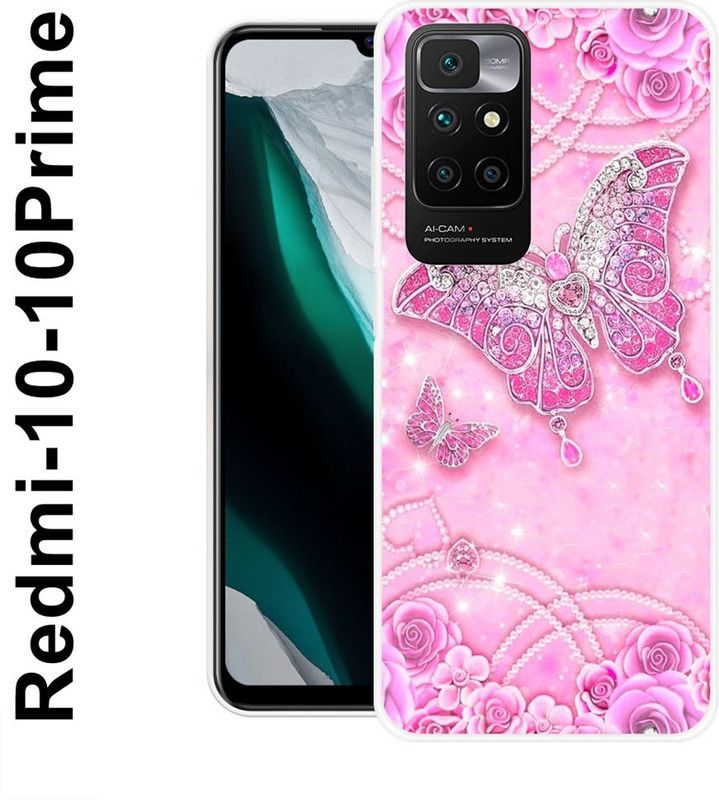 VITARO Back Cover for Redmi 10 Prime  (Multicolor, Grip Case, Silicon)