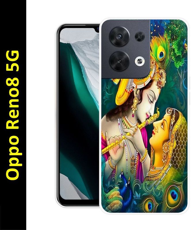 Krtagy Back Cover for Oppo Reno8 5G  (Multicolor, Dual Protection, Silicon, Pack of: 1)