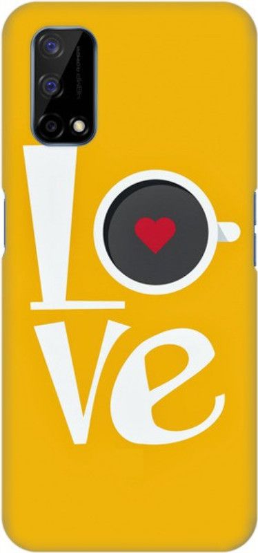 COBIERTAS Back Cover for Realme Narzo 30 Pro 5G  (Yellow, White, Hard Case)