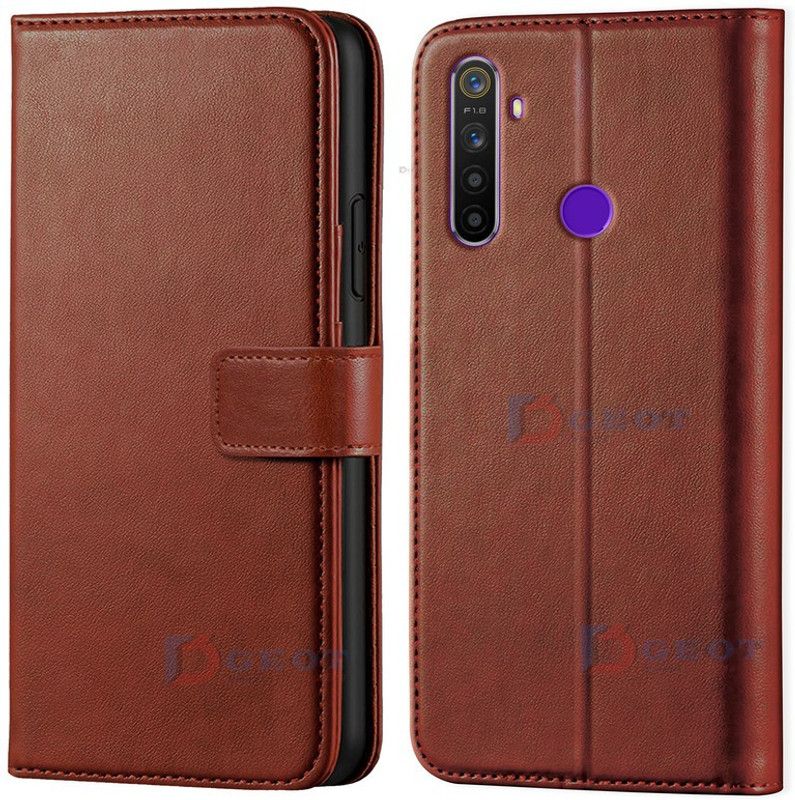 ponyta Flip Cover for Samsung Galaxy M11  (Brown, Dual Protection, Pack of: 1)