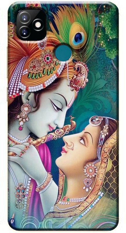 CUTECASE Back Cover for Itel Vision 1  (Multicolor, Anti-radiation, Silicon, Pack of: 1)