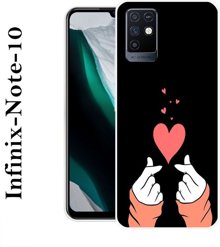 KLC Back Cover for Infinix Note 10  (Multicolor, Grip Case, Silicon)