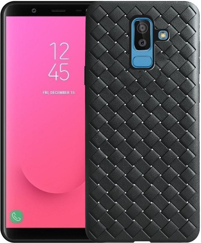 CASE CREATION Back Cover for Samsung Galaxy A6 Plus  (Black, 3D Case, Pack of: 1)