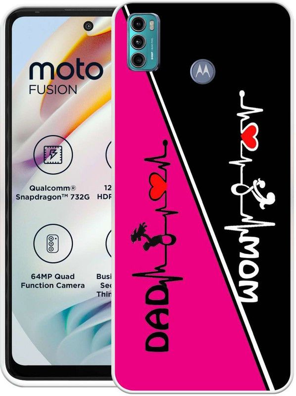 BAILAN Back Cover for MOTOROLA G40 Fusion  (Black, Pink, Grip Case, Silicon, Pack of: 1)