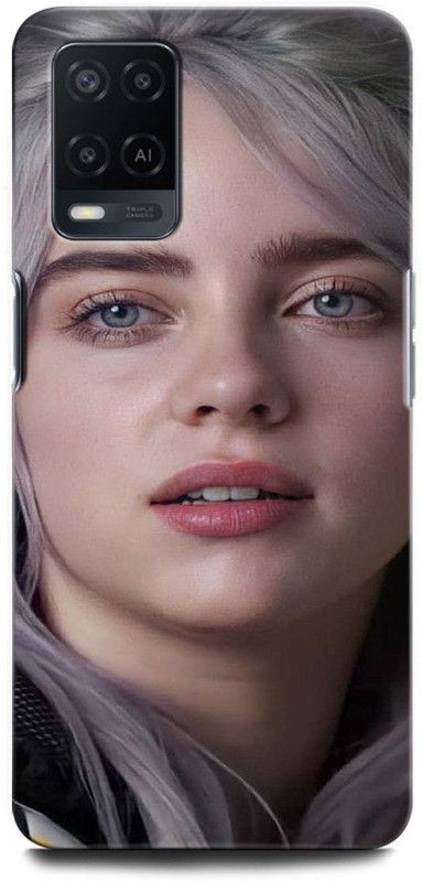 ORBIQE Back Cover for OPPO A54 2263 BILLIE ELISH, SINGER, AMERICAN SINGER  (Multicolor, Hard Case, Pack of: 1)