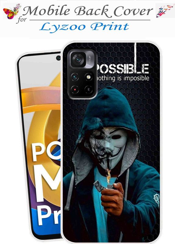 Lyzoo Back Cover for Poco M4 Pro 5G  (Multicolor, Flexible, Silicon, Pack of: 1)