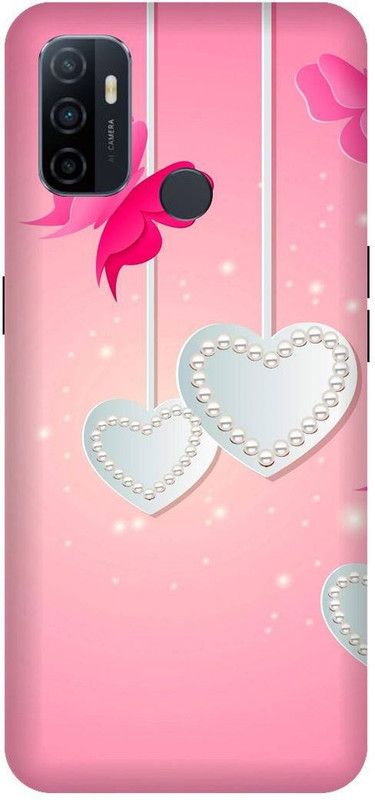 UMPRINT Back Cover for Oppo A33  (Pink, Hard Case, Pack of: 1)