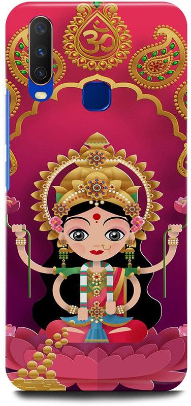 play fast Back Cover for Vivo Y12, 1904 LAXMI, MATA,LAXMI, JI  (Pink, Hard Case, Pack of: 1)