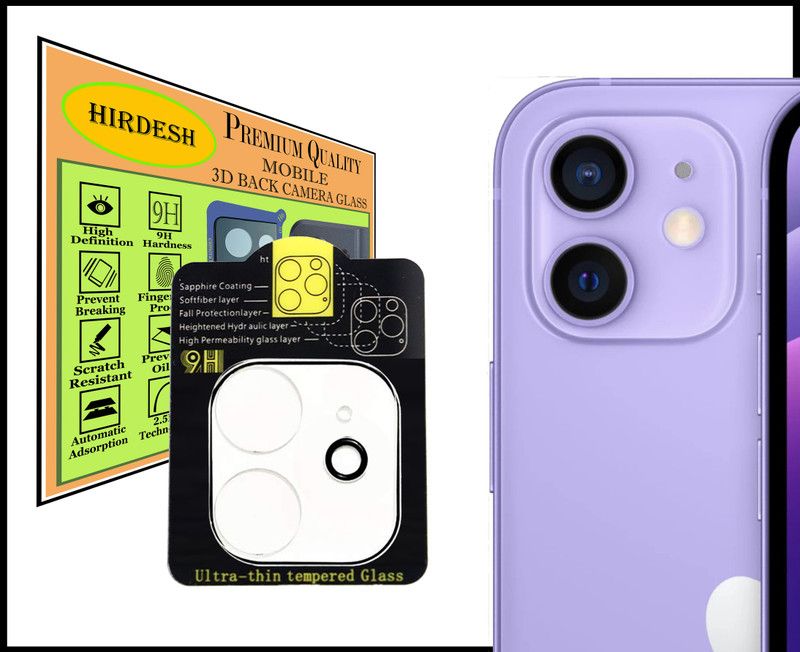 hirdesh Back Camera Lens Glass Protector for Apple iPhone 12  (Pack of: 1)