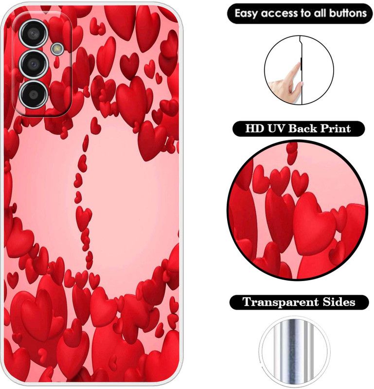 Flipkart SmartBuy Back Cover for samsung galaxy f13  (Pink, Red, Silicon, Pack of: 1)