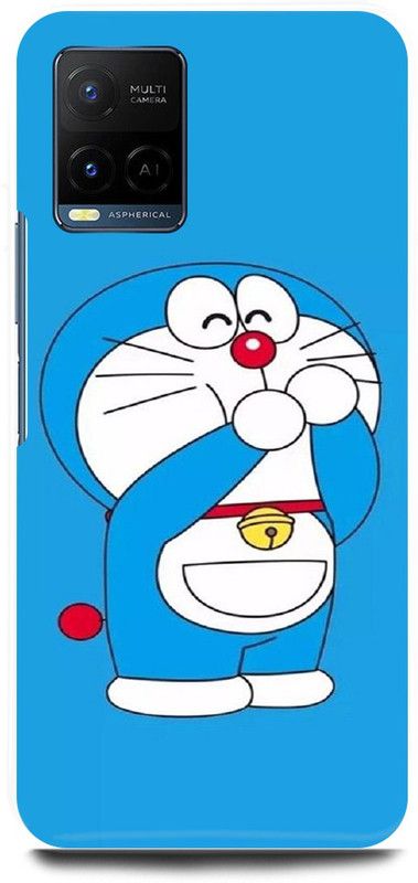 play fast Back Cover for Vivo Y21E DORAEMON, DISNEY, CARTOON, BABY, CARTOON  (Blue, Hard Case, Pack of: 1)