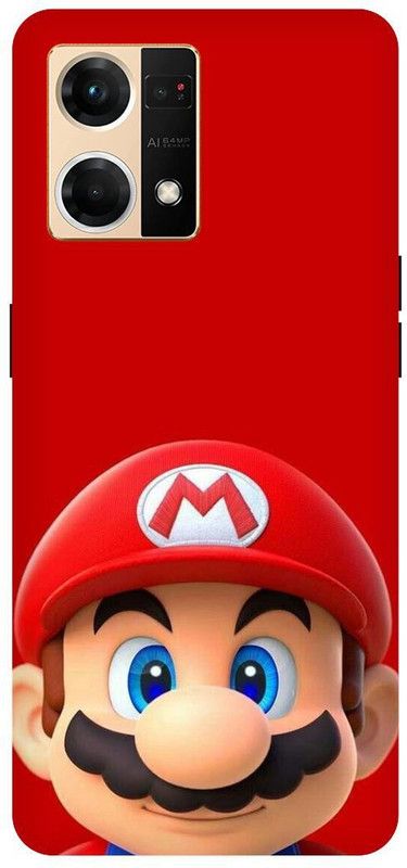 COVERJET Back Cover for OPPO F21 PRO- CPH2363-SUPER- MARIO- BROS- CARTOON- GAME  (Brown, Hard Case, Pack of: 1)