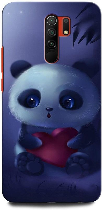 GRAFIQE Back Cover for REDMI 9 Prime  (Blue, Black, Pack of: 1)