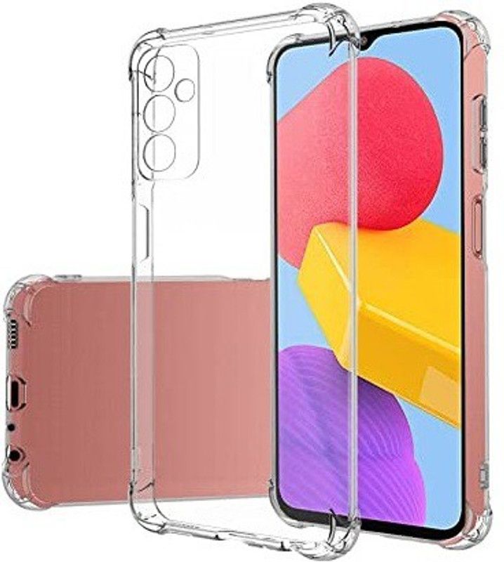 Caseline Back Cover for Samsung Galaxy M13, samsung Galaxy M13 4G  (Transparent, Grip Case, Silicon, Pack of: 1)