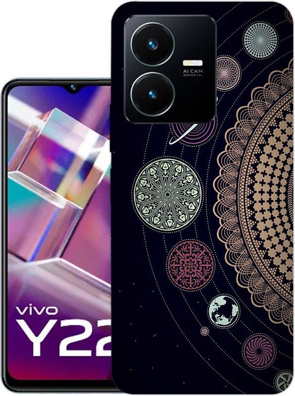 kridha Back Cover for Vivo Y22 back cover | Vivo V2207 back cover | Vivo V2207 | Design_122  (Multicolor, Flexible, Silicon, Pack of: 1)