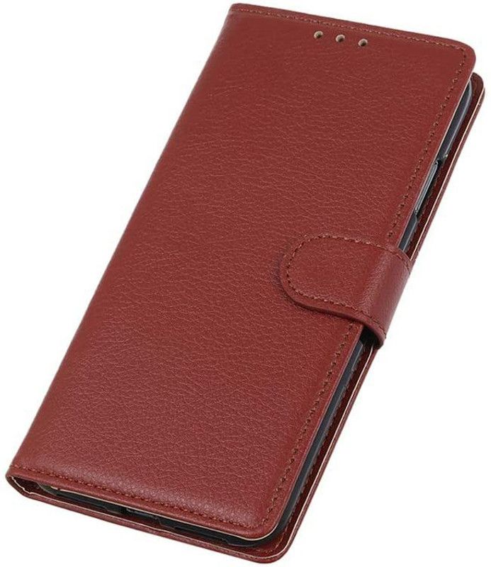 FITSMART Flip Cover for Oppo A5 (2020)  (Brown, Shock Proof, Pack of: 1)