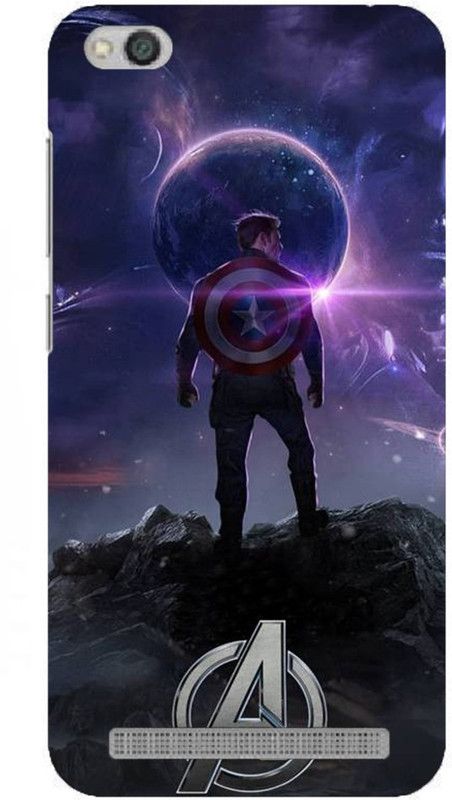 NDCOM Back Cover for Redmi 4A Avengers End Game Captain America Printed  (Multicolor, Hard Case, Pack of: 1)