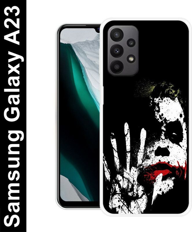 Artage Back Cover for SAMSUNG Galaxy A23  (Black, White, Silicon, Pack of: 1)