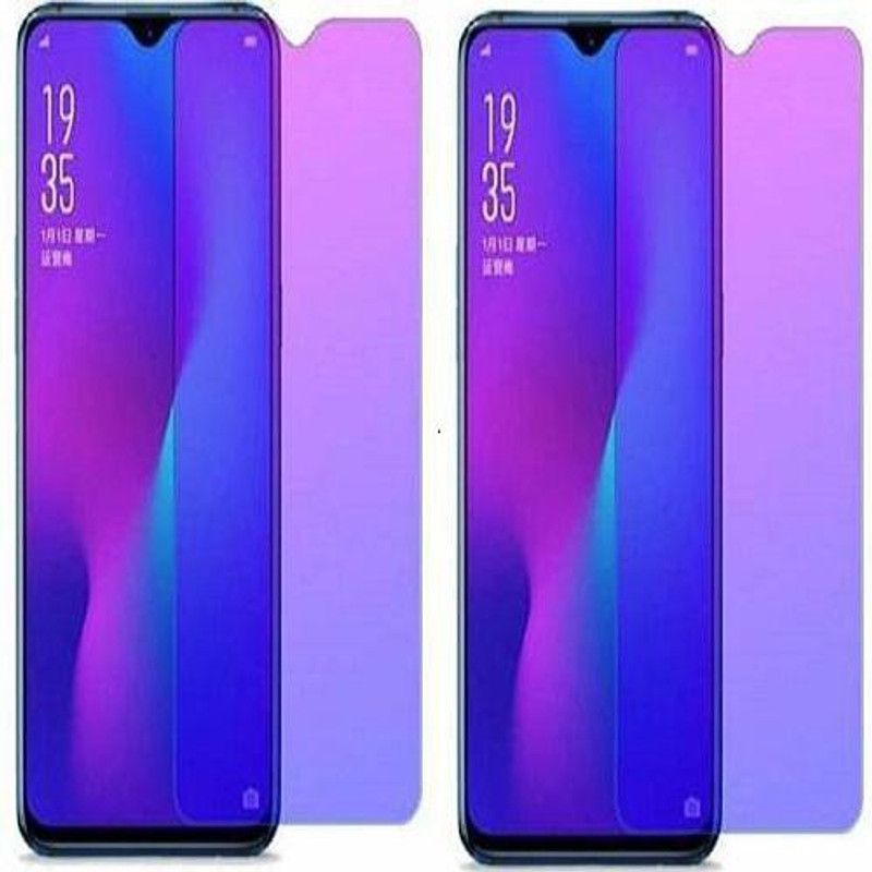 NIMMIKA ENTERPRISES Tempered Glass Guard for LENOVO K10 PLUS ANTI BLUE TEMPERED GLASS  (Pack of 2)