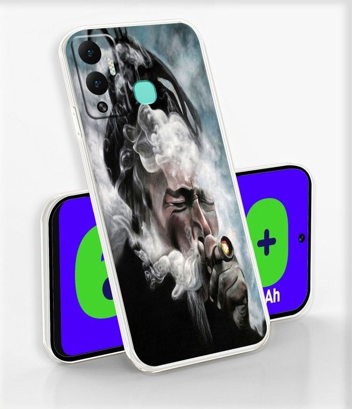 mobom Back Cover for Infinix Hot 12 Play  (Multicolor, Dual Protection, Silicon, Pack of: 1)