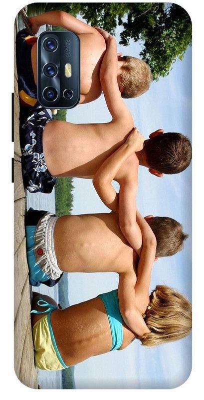 SSMORYA Back Cover for Vivo V17 Best Friend Printed Back Cover  (Multicolor, Waterproof, Pack of: 1)