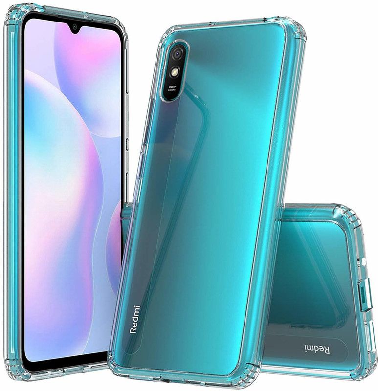 Lustree Back Cover for REDMI 9i Sport,Redmi 9i  (Transparent, Shock Proof, Silicon, Pack of: 1)