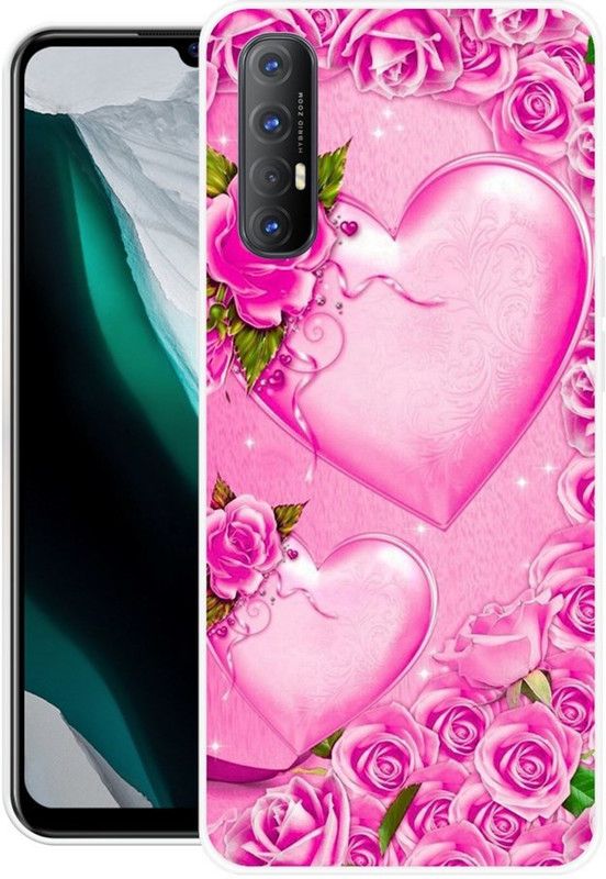 ROCKPRINT Back Cover for Oppo Reno 3 Pro  (Multicolor, Grip Case, Silicon, Pack of: 1)