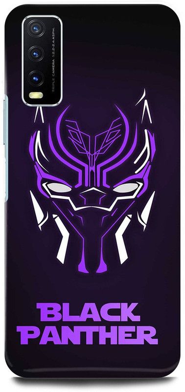 play fast Back Cover for Vivo Y20, V2029 BLACK, PANTHER, WAKANDA, FOREVER  (Purple, Hard Case, Pack of: 1)