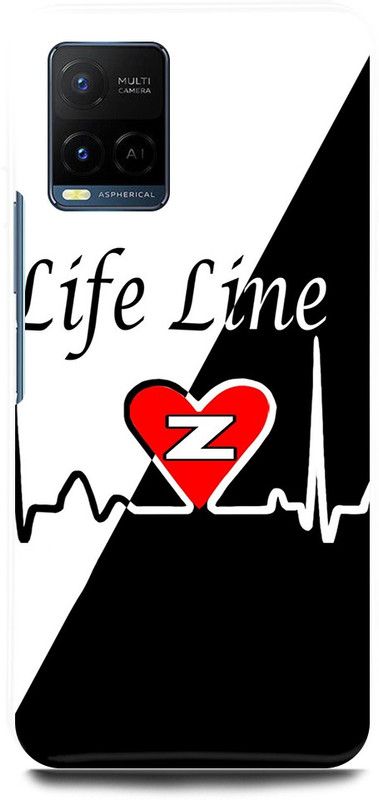 play fast Back Cover for Vivo Y21, V2111 Z, NAME, LETTER, ALPHABET, LIFELINE  (Black, Hard Case, Pack of: 1)