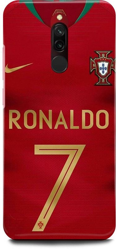 FRONK Back Cover for Redmi 8, M1908C3II, CRISTIANO, RONALDO, FOOTBALL, PLAYER, JUVENTUS  (Red, Hard Case, Pack of: 1)