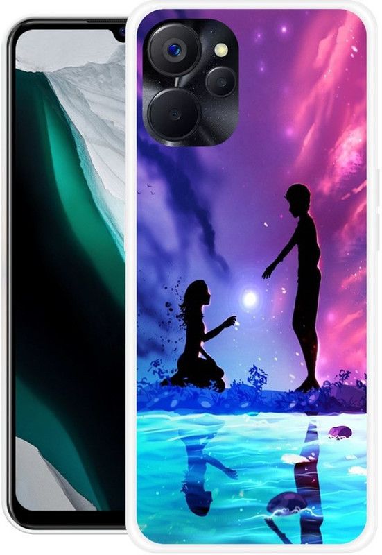 KUDI Back Cover for Realme 9i 5G  (Multicolor, Grip Case, Silicon)
