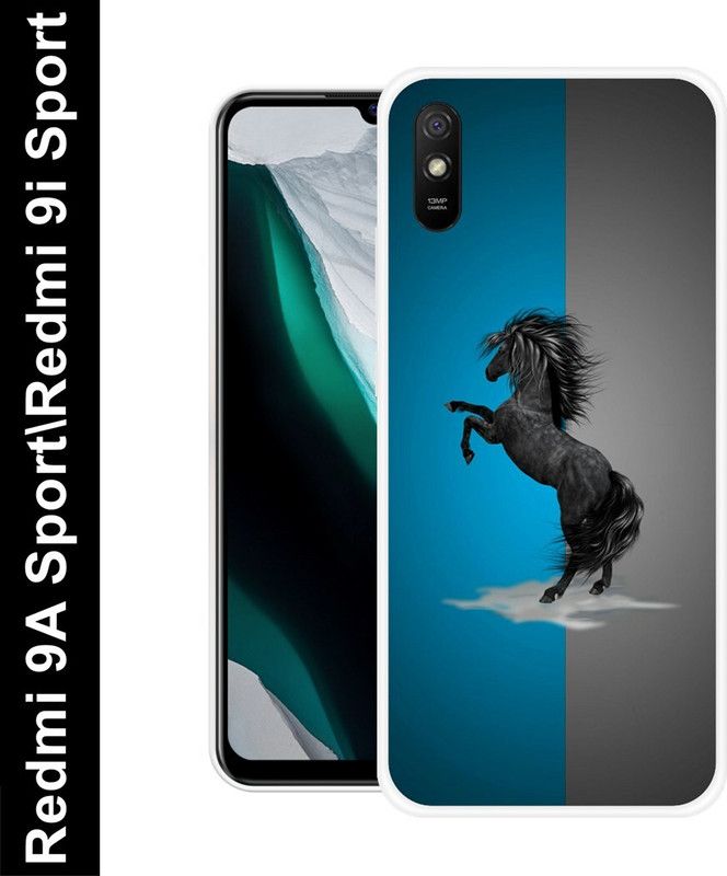 Cravation Back Cover for Mi Redmi 9A Sport  (Multicolor, Dual Protection, Silicon, Pack of: 1)