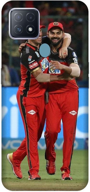 VS PRINT LINK Back Cover for OPPO A15s , CPH2179 ,Kohli,MS Dhoni,rohit sharma , Printed  (Red, Hard Case, Pack of: 1)