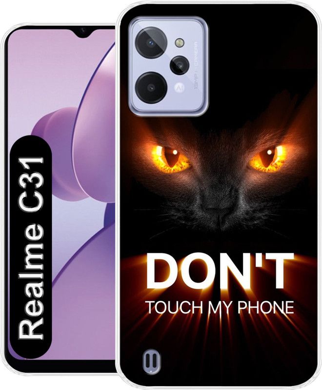 Cooltrend Back Cover for Realme C31  (Multicolor, Flexible, Silicon)