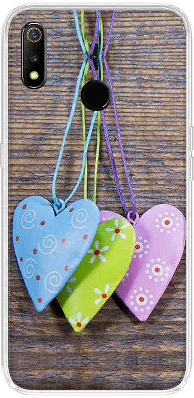 SWAGMYCASE Back Cover for Realme 3 Pro  (Multicolor, Silicon, Pack of: 1)