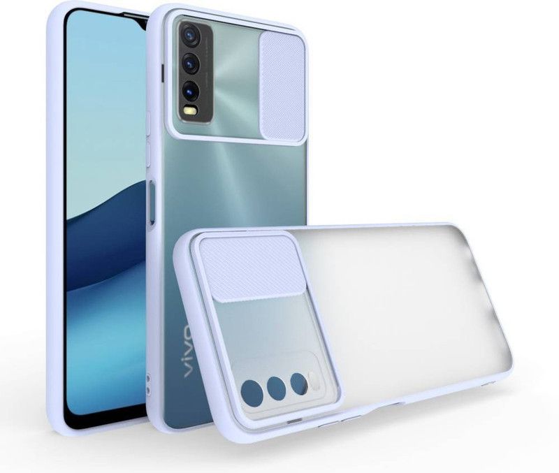 AOnes Back Cover for Vivo Y12G  (Purple, Cases with Holder, Pack of: 1)