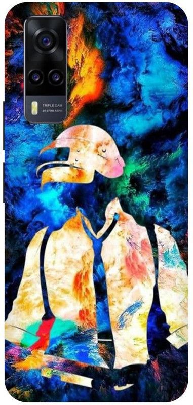 THE NARAYANA COLLECTIONS Back Cover for VIVO Y31- V2036-PUBG,MARSHMELLO,HOLI,GAME  (Multicolor, Hard Case, Pack of: 1)