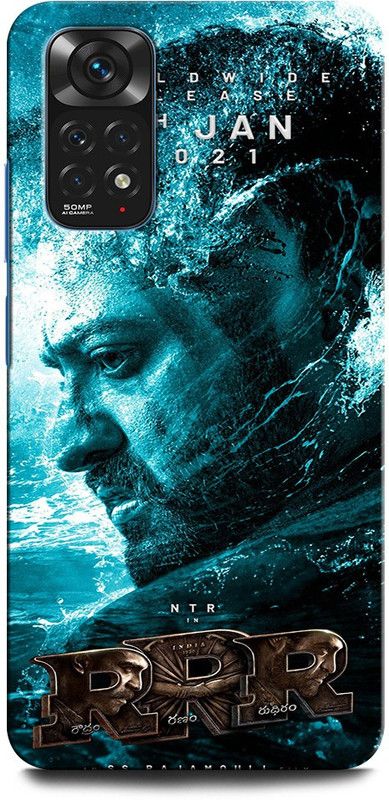 INTELLIZE Back Cover for Redmi Note 11S JRNTR, NTR, HERO, TOLLYWOOD, RRR  (Multicolor, Hard Case, Pack of: 1)