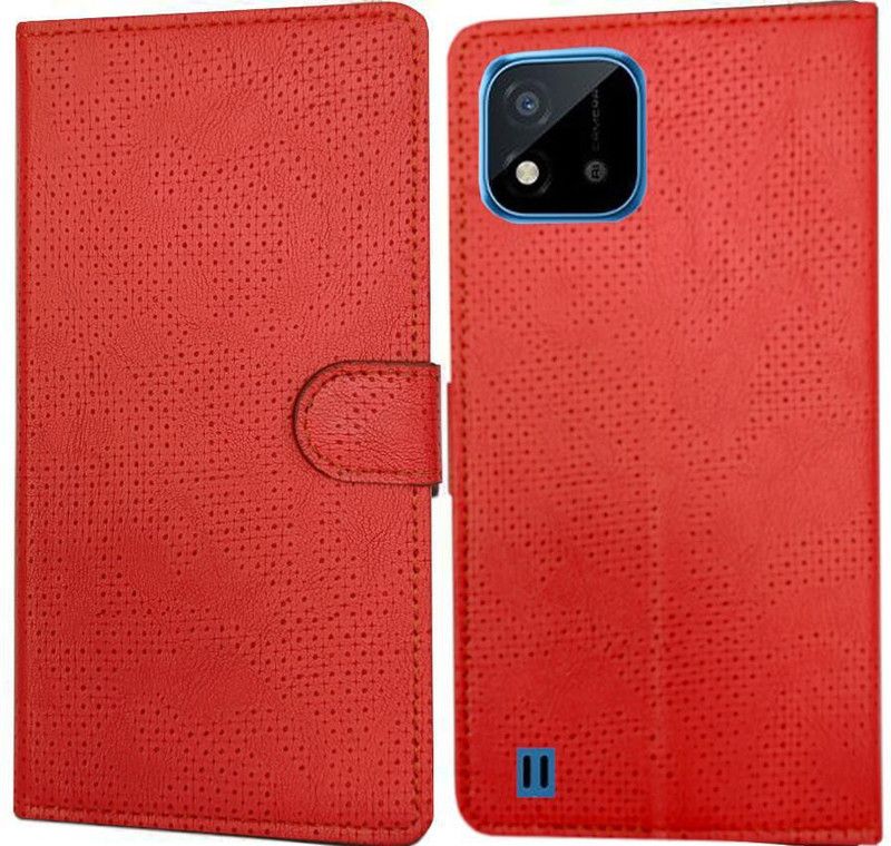 Spicesun Back Cover for Realme C20, Realme Narzo 50i, Realme C11 2021  (Red, Dual Protection, Pack of: 1)