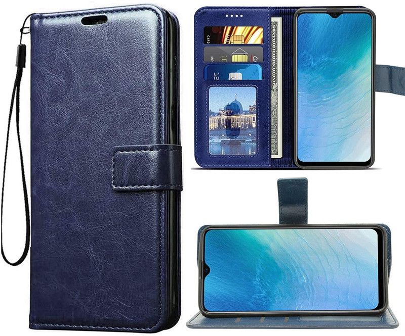kentop Flip Cover for VIVO U3  (Blue, Shock Proof, Pack of: 1)